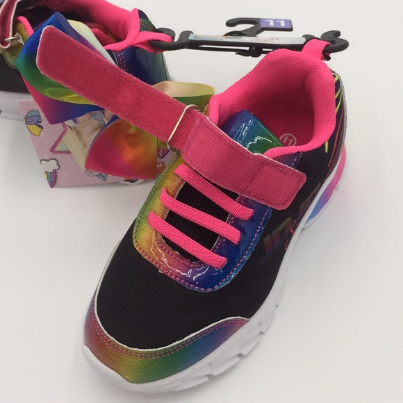 Nickelodeon JoJo Siwa Girls Athletic Sneakers Running Shoes Size 11 - Picture 14 of 15